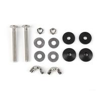 Kit de fixation pour réservoir de toilette et cuvette de toilette - Boulons de couplage étroits en acier inoxydable - Kit d'étanchéité pour salle de bain WC - Pièces de connexion 74 x 8 mm