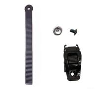 Kit de fixation pour sangle de snowboard avec trou de vis de 5 mm de diamètre et dimensions optimisées pour un montage stable (D)