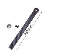 Kit de fixation pour snowboard avec boucle à cliquet en métal et sangles en plastique de 170 mm pour fixation de la languette d'orteil (B)