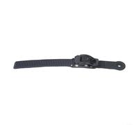 Kit de fixation pour snowboard avec boucles à cliquet et sangles - Système de langue d'orteil en acier plastique pour sangle de planche à neige, chaussures de sport, sacs de vélo, boucle 62,5 mm