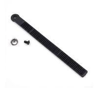 Kit de fixation pour snowboard avec boucles à cliquet et sangles - Système de langue d'orteil en acier plastique pour sangle de planche à neige, chaussures de sport, sacs de vélo, boucle 62,5 mm