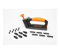 Kit de fixation bricolage Quick-A-Tack - Venteo - Noir - Adulte - Outil révolutionnaire pour chevilles/chapeaux/crochets
