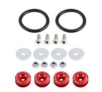 Kit de fixation Quick Release Qiilu Pare-chocs universel JDM Quick Release pour pare-chocs avant/arrière, coffre/couvercle de trappe