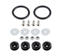 Kit de fixation Quick Release Qiilu Pare-chocs universel JDM Quick Release pour pare-chocs avant/arrière, coffre/couvercle de trappe