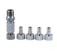 Kit de fixation rapide pour aérographe 5 raccords mâles pour une utilisation pratique