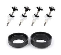Kit de fixation universel pour réservoirs de toilettes - Boulons de siège fendus - Système de fixation efficace - Installation facile - Verrouillage