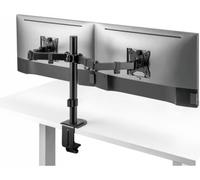 Kit de fixation V7 (base à pinces, 2 bras articulés, 2 plaques VESA)