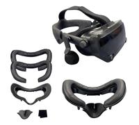Kit de Fixation VR pour Valve Index Support magnétique élargi pour Masque en Cuir PU, Coussin Nasal Anti-lumière, Cache pour lentilles, Chiffon de Nettoyage et Supports (Ensemble Six pièces)