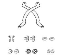 Kit De Fixations De Pare-Brise Givi 330DT Pour BMW R1200 GS 2004 2005 2006 2007