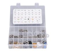 Kit de fixations pour imprimante 3D Klanata - Assortiment complet de fixations pour imprimante 3D - Ensemble de pièces métalliques pour une impression de précision de 0,1 mm,