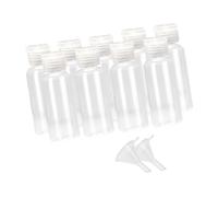 Kit de Flacons de Toilette 50ml en Plastique, Lot de 17 Set de Pièces