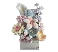 Kit de fleurs chenille, bouquet de -pipe à faire soi-même, ensemble de 50 pièces avec tiges colorées, décoration florale faite à la main, accessoire de projet artistique avec assemblage facile, ar