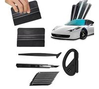 Kit de flimset pour fenêtre de voiture, accessoires pour teinture, kit d'outils d'application de films, convient aux détails, professionnels, techniciens, amateurs, camions, berlines, SUV