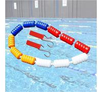 Kit de flotteurs de sécurité pour Piscine - Bouée de séparation en polyéthylène, Cordes de flottaison Haute visibilité pour piscines, Cours d'eau et plages(Nylon,1m/3.3ft)