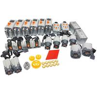 Kit de Fonction d'alimentation Moteur 47 pièces pour Lego Technical, boîtier de Batterie 8X, Moteur XL 2X, Moteur L 4X, Moteur M 2X, récepteur IR 4X, télécommande IR 2X, différentiel Le Plus récent