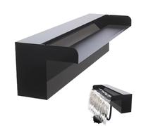 Kit de Fontaine Cascade Robuste pour bassins et Murs, idéal pour Les trop-Pleins d'évier. Parfait pour décorer terrasses et Bureaux. Embellissez Vos espaces extérieurs et intérieurs.