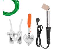 Kit de fonte chaude de 150W de ceinture de PU portable, fer à ciseaux ergonomique et pinces rotatives pour la réparation de ceinture ronde en polyuréthane sans couture à la maison ou à l'atelier