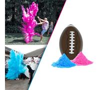 Kit de football pour révélation du sexe (1 ballon de football de 20,8 cm + poudre rose + poudre bleue) ballon de football révélant le sexe, bombes fumigènes pour révéler le sexe, bébé garçon fille
