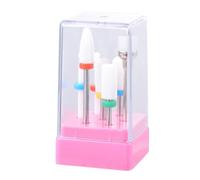 Kit de Forets à Ongles en Céramique et Alliage, Usage Salon | Tête de Meulage Professionnelle, pour Cuticules et Parois Latérales, Toucher Confortable, Maison et Salon