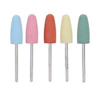 Kit de forets à ongles, tête de polissage en caoutchouc pour ongles Art Forets à ongles manucure pédicure polissage des ongles accessoire accessoire de fraise à ongles électrique 5pcs/set(171)