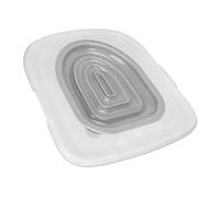 Kit de Formation à la Litière pour Chat Respectueux de l'environnement Réutilisable Facile à Installer Entraîneur de Litière pour Chat à Roulement Solide Détachable Universel (Plateau Blanc, 1