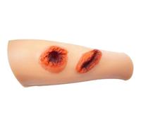 Kit de formation au pansement des plaies, simulateur de | Mannequin de simulation de lacération et de garrot avec os simulé, destiné à la formation médicale et aux premiers secours