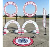 Kit de formation au pilotage de drones radiocommandés, équipement d'entraînement pour modèles réduits d'avions, compétition de drones de course en extérieur, pour l'école et la maison(C)