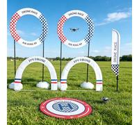 Kit de formation au pilotage de drones radiocommandés, équipement d'entraînement pour modèles réduits d'avions, compétition de drones de course en extérieur, pour l'école et la maison(B)