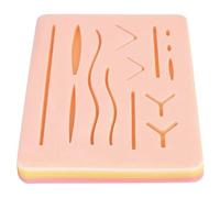 Kit de formation de suture, formation de suture en silicone réutilisable, tapis pour les étudiants, formation et pratique du kit de suture (Design 3)