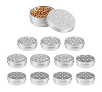 Kit de formation des odeurs - 12 pièces en aluminium perforé - Récipients parfumés en métal, pour la chasse, le travail, la maison, l'extérieur, le jardin, le patio, le porche