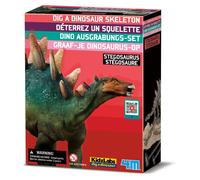 Kit de fouille ? Squelette de Stégosaurus à déterrer et assembler multicolore TU