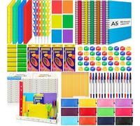 Kit de fournitures de rentrée scolaire pour enfants, fournitures scolaires du dimanche pour la salle de classe, boîte de fournitures scolaires, fournitures de cadeaux de charité chrétienne pour Noël