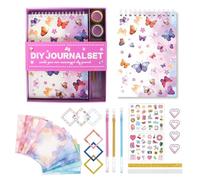 Kit de fournitures de scrapbooking, journaux pour pour filles - Kits de scrapbooking colorés Kit de fabrication de livres,Fournitures de journal Scrapbook mignon, ensemble de jouets, ensemble de papet