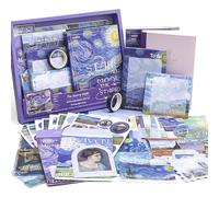 Kit de fournitures de scrapbooking, peinture à l'huile vintage, fournitures de journal intime, kit de scrapbooking esthétique avec rubans adhésifs en papier, cadeaux d'art pour adultes, adolescentes,