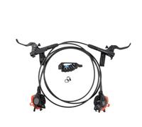 Kit de frein à disque hydraulique, compatible avec Shimano, M7100 M7120 | Frein à disque VTT gauche et droit, 2 pistons et 4 pistons, plaquettes D03S N03A N04C