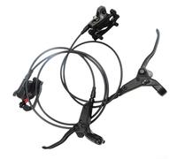 Kit de frein à disque hydraulique, frein à disque gauche et droit, leviers en alliage d'aluminium, étriers avant 800 mm, arrière 1350 mm, pour VTT, vélo de route, noir, 160 mm