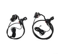 Kit de frein à disque hydraulique pour vélo électrique avec étriers avant et arrière en alliage d'aluminium, commande de puissance de vélo électrique, rotors de 140 mm, 160 mm, 160 mm pour (avant +