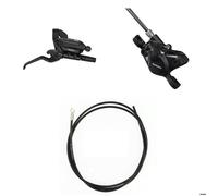 Shimano St-ef515-l 3s 1800 Mmbr-mt200-f 1000 Mm Brake Kit Argenté