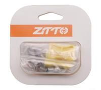 Kit de freins à disque hydraulique Banjo avec connecteur A/B Bh90 Bagues d'étanchéité Hope - Raccord de piston pour vis à huile d'olive Sram Plus - Bouchons métalliques (argent, 30 g)