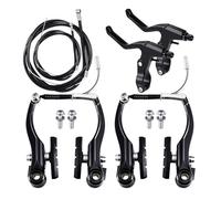 Kit de freins de vélo - Kit d'étriers de frein de vélo de route | Kit de vélo électrique pour enfant - Roue avant arrière - Résistant à la chaleur