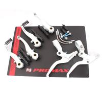Kit de freins en V avec levier de frein KHE Promax blanc