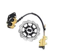 Kit de freins hydrauliques arrière en alliage d'aluminium Mini scooter roue arrière 49-125 cm3 4 temps Kit de freins arrière, gaz, scooter électrique Pocket Mini Dirt Bike ATV Quad 4 roues