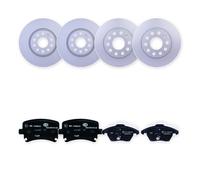 Kit De Freins Rondum Sorglos Pour Essieu Avant & Arrière HELLA Pour VW CADDY