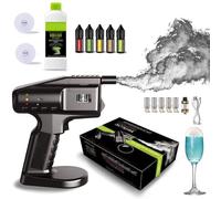 Kit de fumage de cocktails, pistolet à bulles fumé portatif, générateur de fumée, infuseur de fumée, machine à bulles de cuisine moléculaire