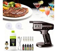Kit de fumoir à bulles électrique for cocktails,kit de fumoir à cocktails,infuseur à fumée, fumoir électrique,for rehausser les saveurs des aliments et des boissons,cadeau for homme/mari/barman