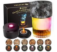Kit de fumoir à Whisky électrique,6 copeaux de Bois, Papas et Maris,Cadeaux de la Saint-Valentin