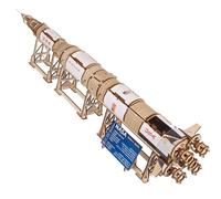 Kit de fusée modèle UGEARS NASA Saturn V - Kits de modèles de vaisseaux spatiaux pour Adultes - Puzzles de Construction de navettes spatiales en Bois 3D - Puzzle en Bois 3D de Vaisseau Spatial