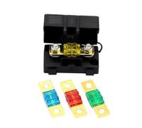 Kit de fusibles à tête fourchue A/N/S 20 A, 30 A, 40 A, 50 A, 60 A, 70 A, 80 A, 100 A, 150 A, 200 A avec film d'assurance fixe à boulon et base de plaque de sécurité(200A)