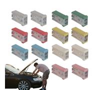 Kit de fusibles de voiture de 14 pièces-Fous automatiques à cartouche cannelée, ensemble de sécurité électrique compact | FORFAIT DE REMPLACEMENT DE MUSIQUE MANITO avec plusieurs évaluations pour