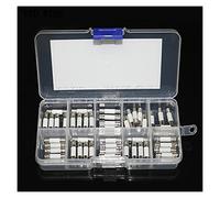 Kit de fusibles en céramique 50 pièces 5mm x 20mm 0.25A 0.5A 1A 2A 3A 5A 8A 10A 15A 20A 250V fusible 5 * 20 ensemble de tubes d'assurance de protection Câblage de protection